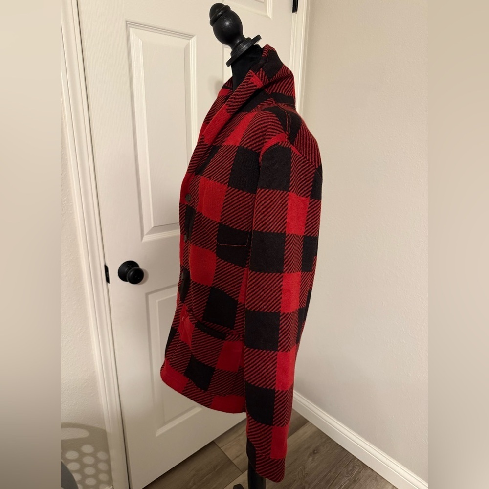 Levi's Trouss Buffalo Plaid Cardigan Sweater - Picture 4 of 7